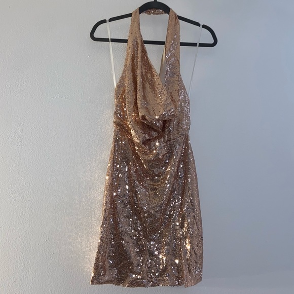 plt rose gold sequin dress Jade Sequin Dress | Ready To Ship